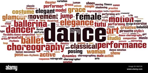 Dance Word Cloud Concept Vector Illustration Stock Vector Image And Art