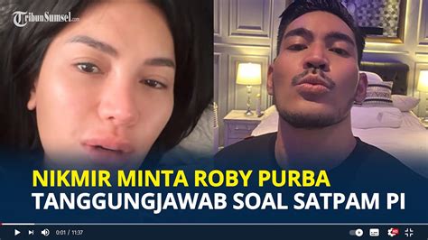 NIKITA Mirzani Minta Robby Purba Tanggungjawab Usai Viralkan Satpam