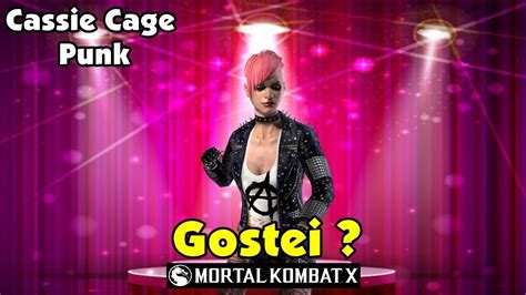 Cassie Cage Punk Gostei Olha Oq Achei Mortal Kombat X Mobile Youtube