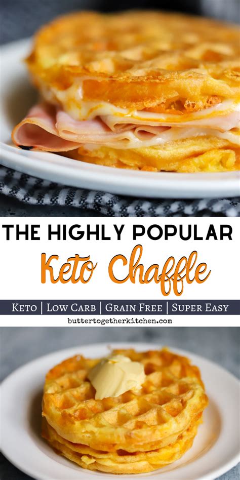 Easy Tradtional Keto Chaffle Recipe Butter Together Kitchen