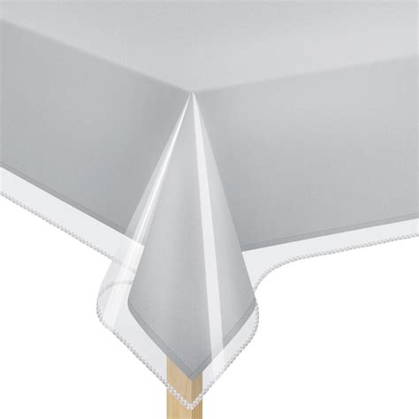 Amazon HLC ME Clear Vinyl Tablecloth Cover Plastic Table Cover