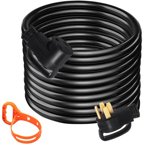 Vevor 30ft 50 Amp Rv Extension Cord Durable Premium Power Cord Rv 26