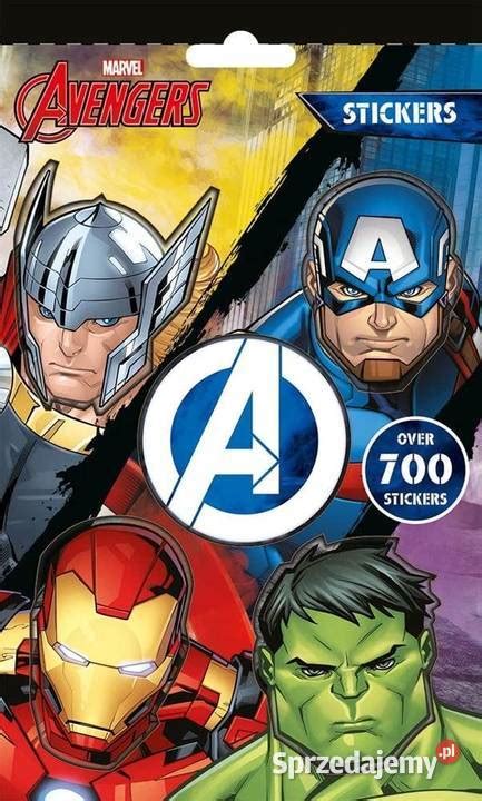 Avengers Mega Zestaw Naklejki Nalepki Thor Hulk Iron Man Mogilany