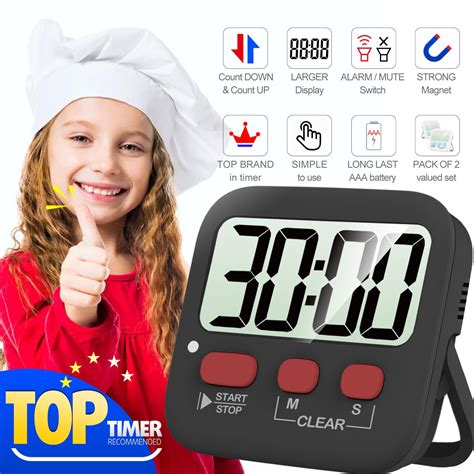 Antonki Timer Timer For Kids Kitchen Timers Digital