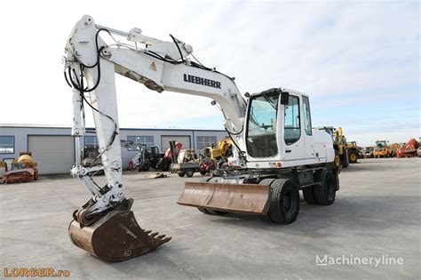 Liebherr A316 Litronic Wheel Excavator For Sale Romania Tarcea Bihor