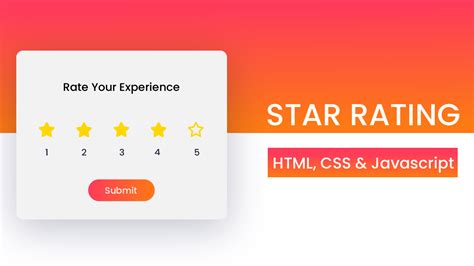 Star Rating Javascript Coding Artist