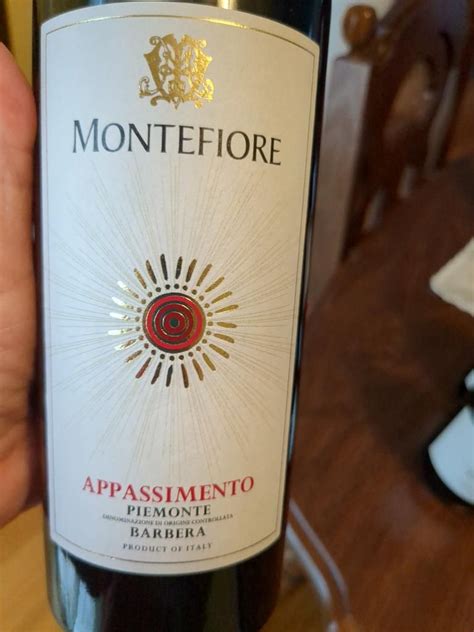 Montefiore Piemonte Barbera Appassimento Italy Piedmont