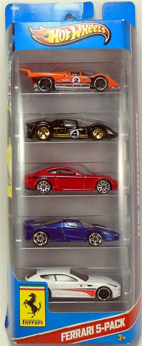 Picture Of Hot Wheels Ferrari 5 Pack