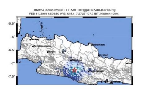 Gempa Di Kabupaten Bandung Imbas Aktivitas Sesar Garut Selatan