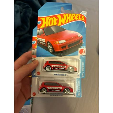 風火輪 Hot Wheels 本田 喜美 JDM 92 HONDA CIVIC EG 蝦皮購物