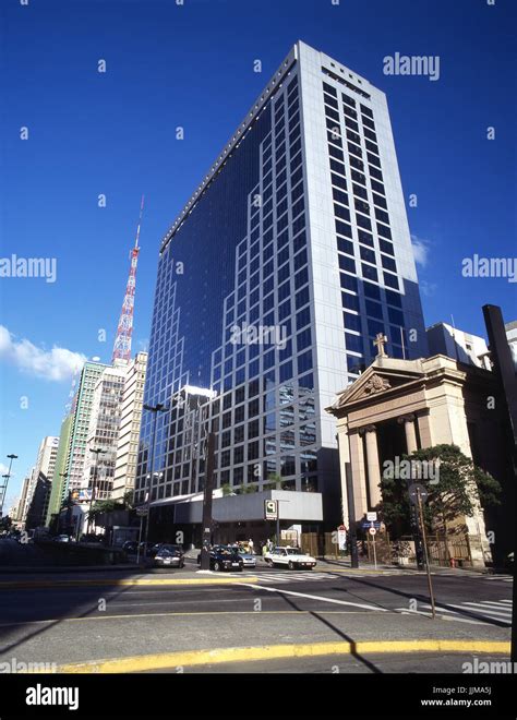 São Luiz Gonzaga Building Paulista Avenue São Paulo Brazil Stock