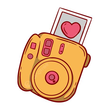 Polaroid Camera For Valentines Day, Polaroid, Camera, Valentine PNG and Vector with Transparent ...