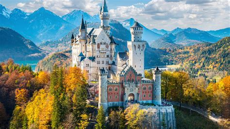 Картинки neuschwanstein castle southern bavarian autumn germany