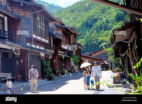 Narai Juku A Post Town Of The Nakasendo Trail Kapan Stock Photo Alamy