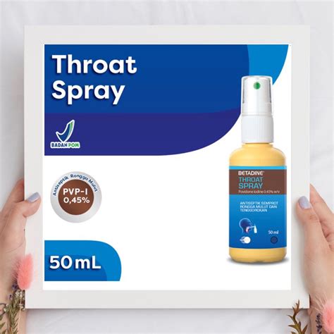 Jual Betadine Throat Spray 50 Ml Semprot Tenggorokan Shopee Indonesia