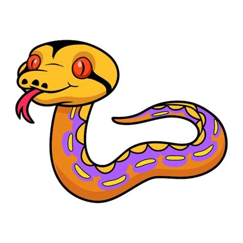 Purple Snake Clipart