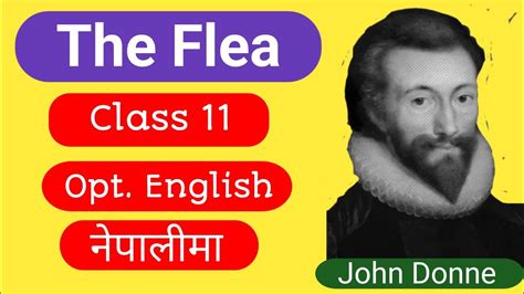 The Flea By John Donne Class 11 Opt English In Nepali Youtube