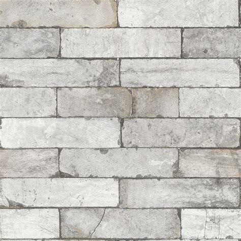 Rasch Factory Stone Pattern Brick Wall Faux Effect Textured Mural