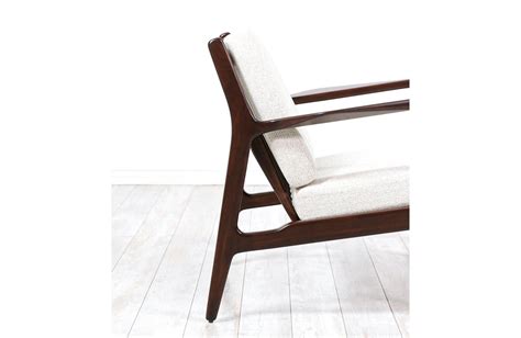 Expertly Restored Danish Modern Lounge Chair By Ib Kofod Larsen For