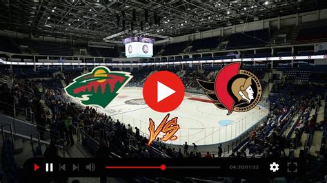 Live Minnesota Wild Ottawa Senators Live Watch 18 11 20 FREE