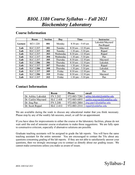 Biol F Syllabus Dedensify Final Biol Course Syllabus