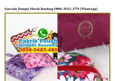 PPT Souvenir Dompet Murah Bandung Ö896 3Ö12 3779 wa PowerPoint