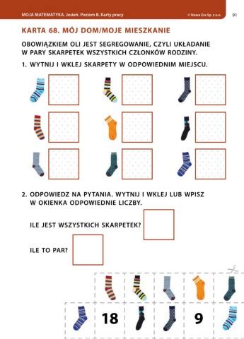 Page 12 PEWNY START MOJA MATEMATYKA Karty pracy Jesień Poziom B