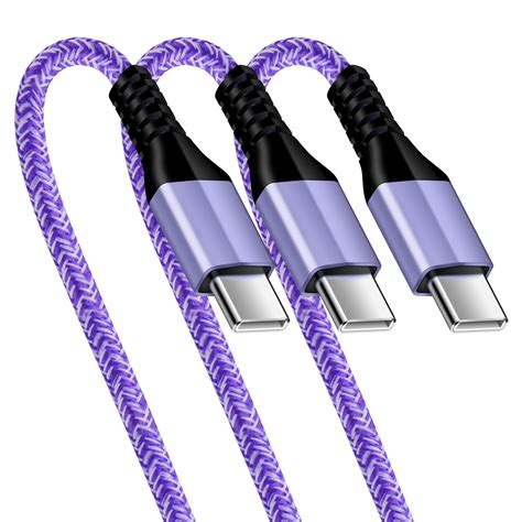 USB C to USB C Cable 6ft,HAOANO 3PACK Charging Cable 6ft USBC Type C ...