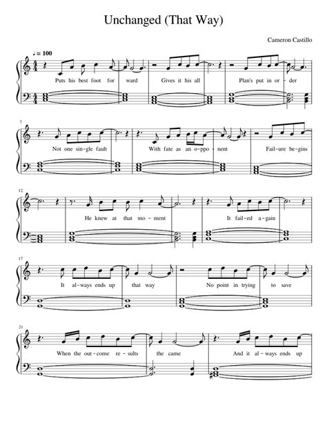 Song 2 Sheet music for Piano (Solo) | Musescore.com