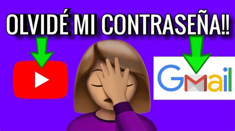 C Mo Recuperar Contrase A Olvidada De Youtube O Gmail Youtube