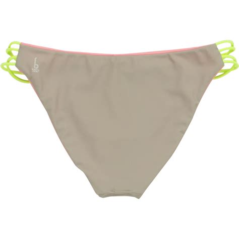 Basta Zunzal Solid Reversible Bungee Bikini Bottom Women S Clothing