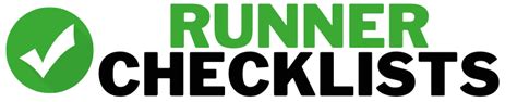 Starting From Zero Beginner Runner Distance Runner Checklists