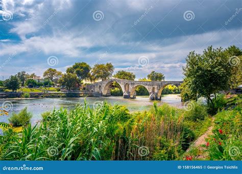 The Bridge of Arta is an Old Arched Stone Bridge that Crosses the ...