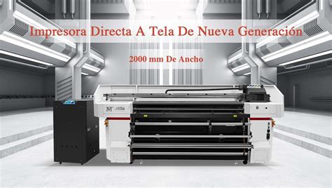 MTuTech Impresora textil digital de 2 metros de nueva generación