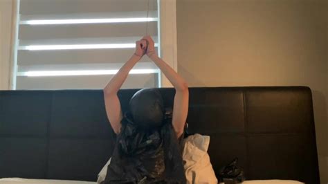 Plastic Bag Breathplay Self Bondage Freakout