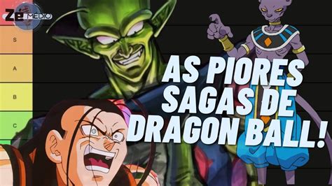 O Ranking Definitivo De Todas As Sagas De Dragon Ball Parte Youtube