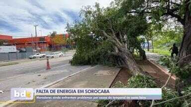 Bom Dia Cidade Sorocaba e Itapetininga Quase 60 horas após temporal