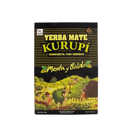 Yerba Mate Compuesta Especial Menta Y Boldo Kurup G