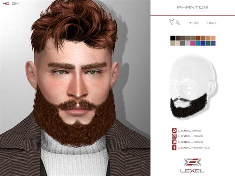 The Sims Resource Phantom Alpha Beard