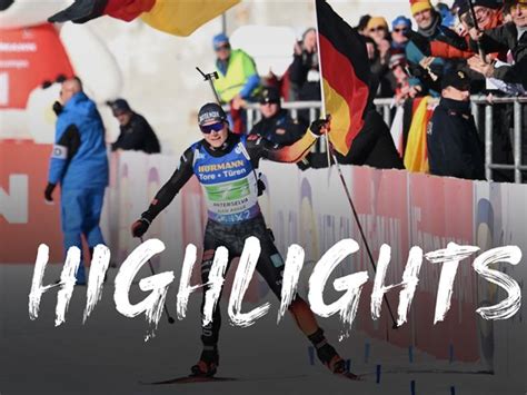 Antholz Highlights Vanessa Voigt Und Justus Strelow Gewinnen Single