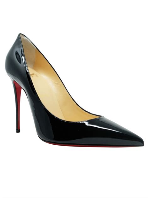 Christian Louboutin 3191411 Bk01 Black Patent Kate 100 Pumps