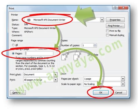 Cara Mencetak Beberapa Halaman Atau Section Tertentu Di Microsoft Word