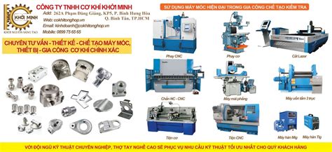 Gia Công Cơ Khí Chính Xác Theo Yêu Cầu Tại TPHCM Giá Rẻ Chất Lượng