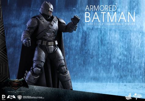 Hot Toys MMS349 蝙蝠俠對超人正義曙光重裝蝙蝠俠Armored Batman 1 6 比例人偶作品