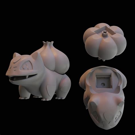 👌 Bulbasaur Fidget Clicker・ 3D File for 3D printing・Cults