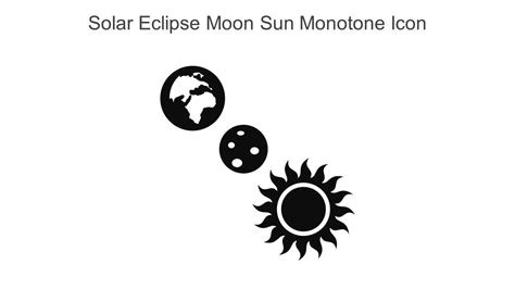 Solar Eclipse Moon Sun Monotone Icon In Powerpoint Pptx Png And