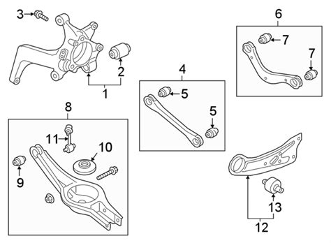 Hyundai Kona Electric Sel Bushing Arm Trailing Control