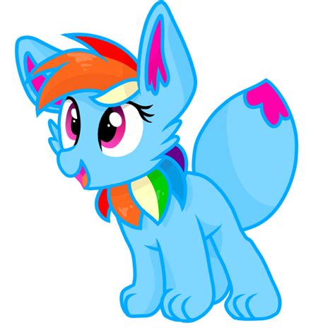 2203143 Safe Artist Rainbow Eevee Rainbow Dash Oc Oc Rainbow