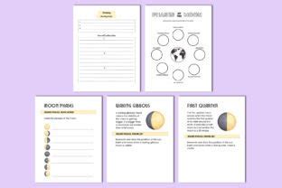 Editable Moon Astrology Planner Graphic By Shumaya Creative