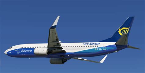 Ryanair Boeing Livery For The Zibo 737 800 EI DCL Aircraft Skins